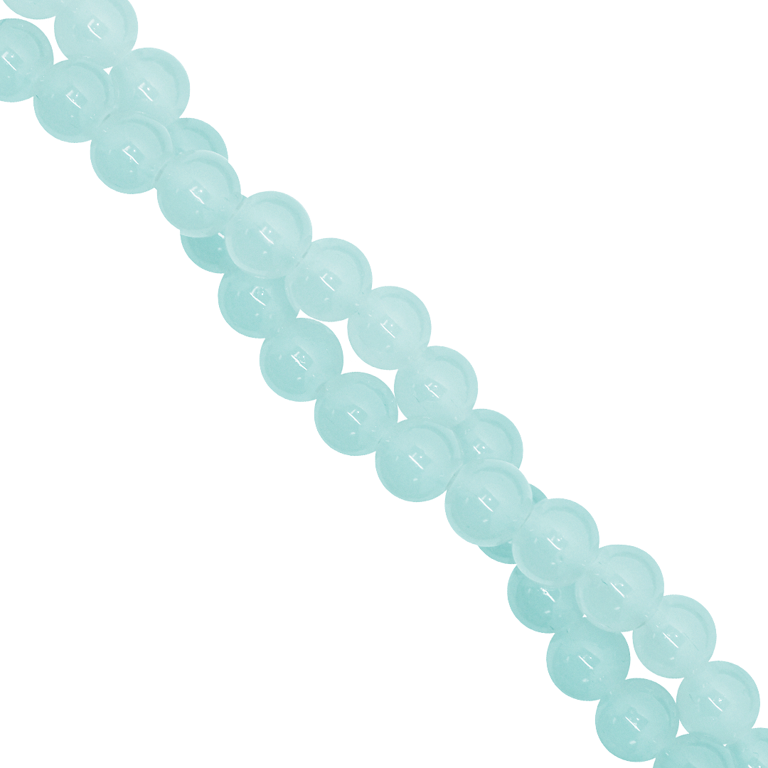 Glass Beads, 8mm, Approx 95 pcs per strand, Available in Multiple Colours