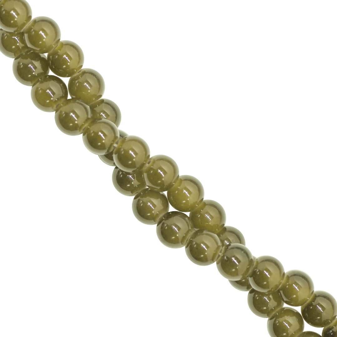 Glass Beads, 8mm, Approx 95 pcs per strand, Available in Multiple Colours