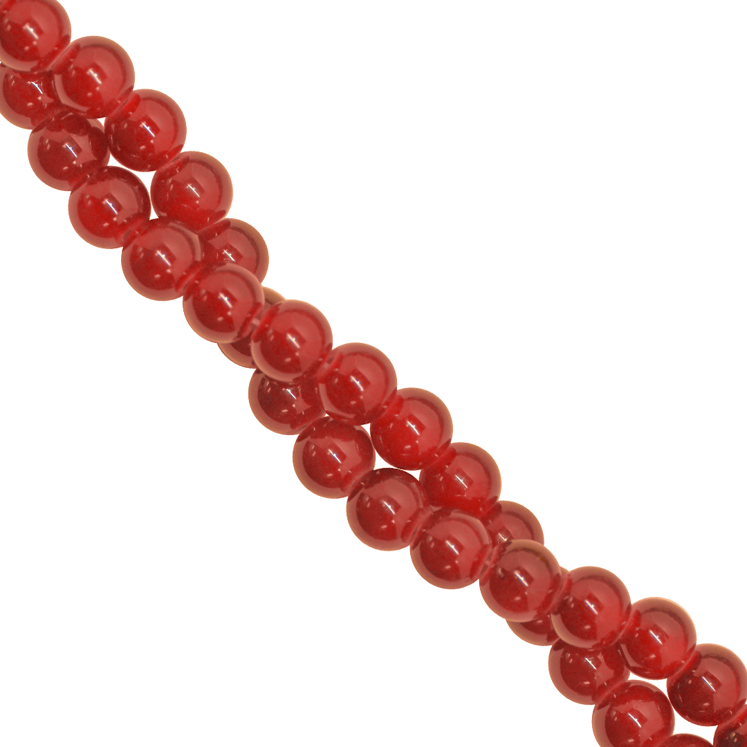 Glass Beads, 8mm, Approx 95 pcs per strand, Available in Multiple Colours