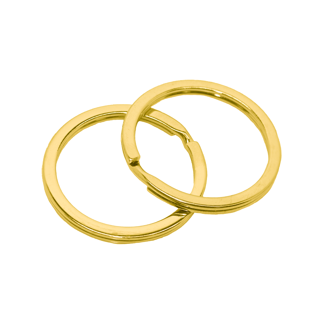 Keychain Rings, Alloy, 30mm, Sold Per pkg of 10, Available in 2 Colours