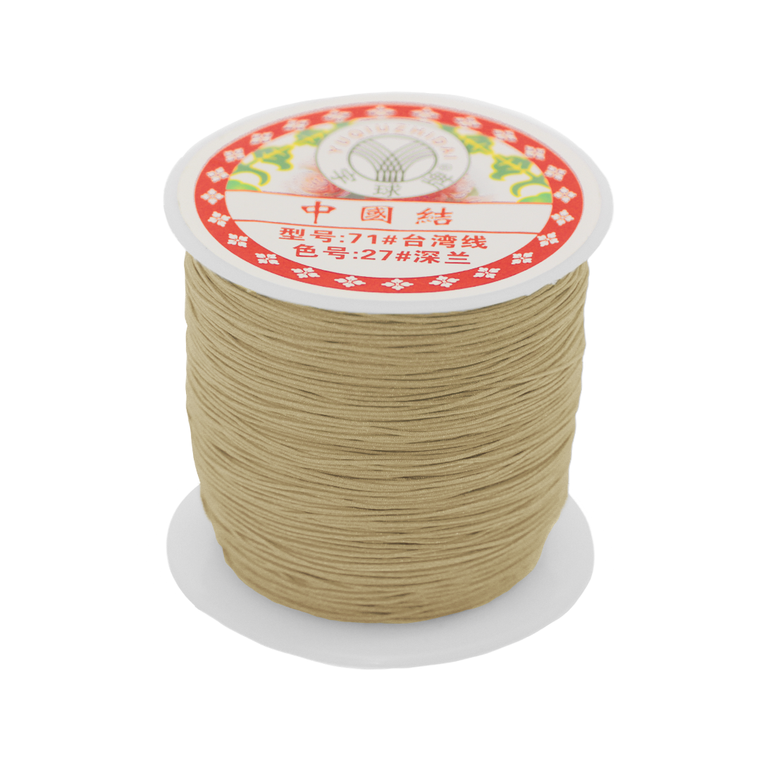 Asian Beading Knotting Cord, Nylon, 0.8mm, Available in Multiple Colours