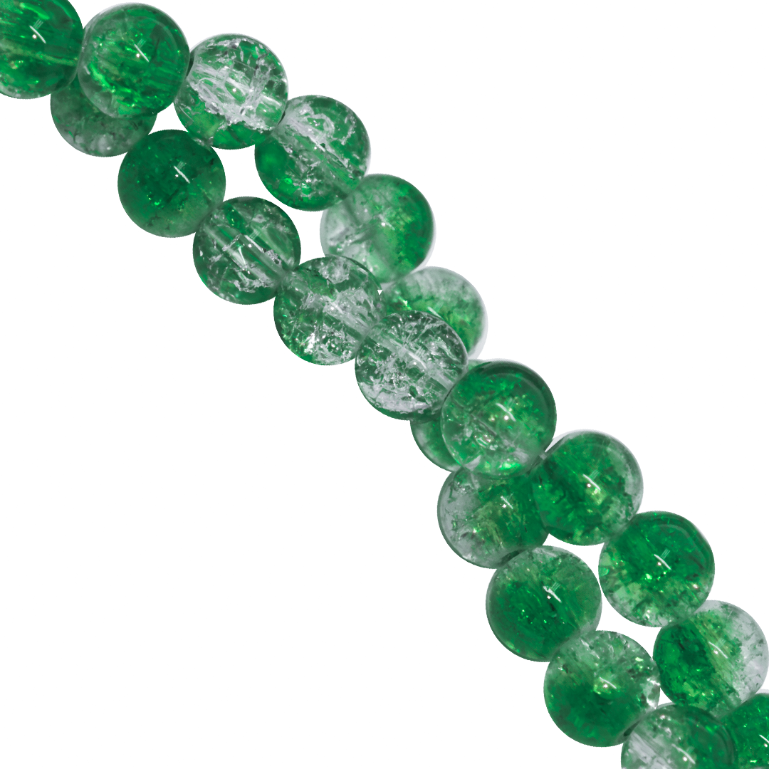 Marble Style Glass Beads, Cracked, 4mm, Approx 190 pcs per strand, Available in Multiple Colours
