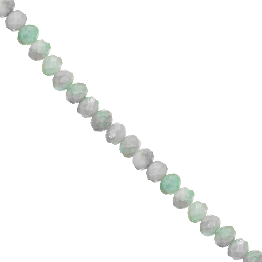 Crystal Glass Beads, Faceted, Rondelle, 8mm, Approx 60 pcs per strand, Available in Multiple Colours