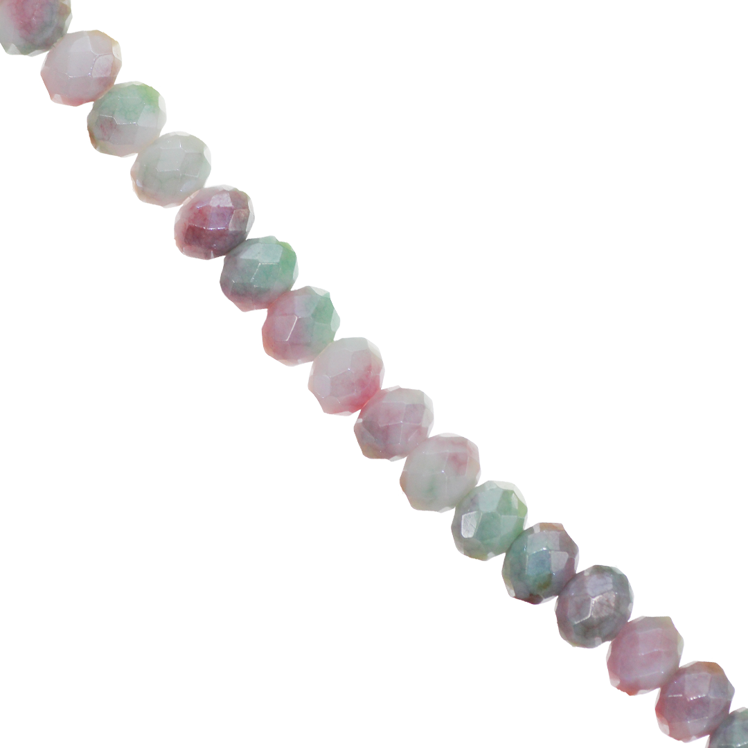 Crystal Glass Beads, Faceted, Rondelle, 6mm, Approx 80 pcs per strand, Available in Multiple Colours