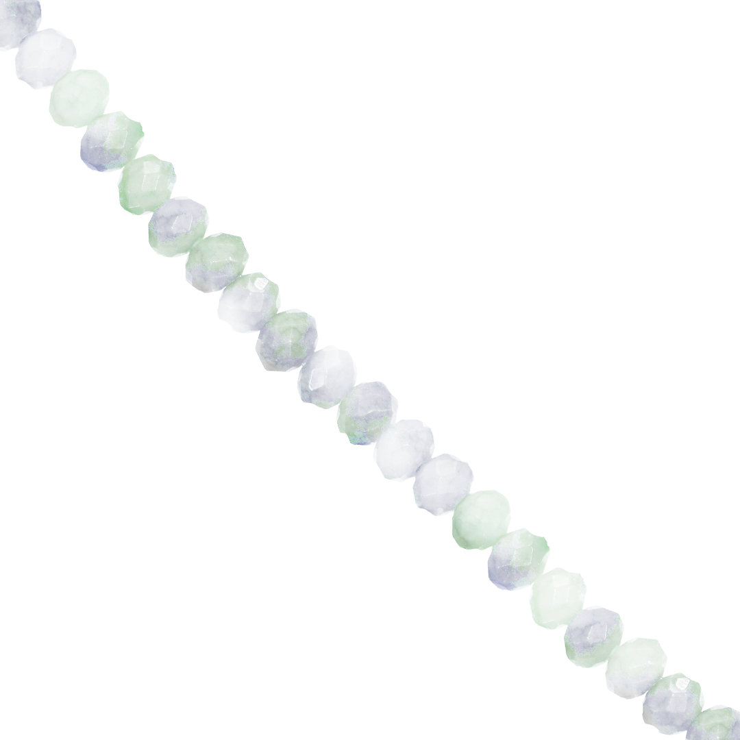 Crystal Glass Beads, Faceted, Rondelle, 8mm, Approx 60 pcs per strand, Available in Multiple Colours