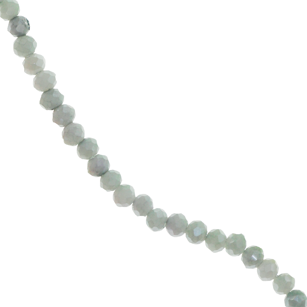 Crystal Glass Beads, Faceted, Rondelle, 4mm, Approx 110 pcs per strand, Available in Multiple Colours