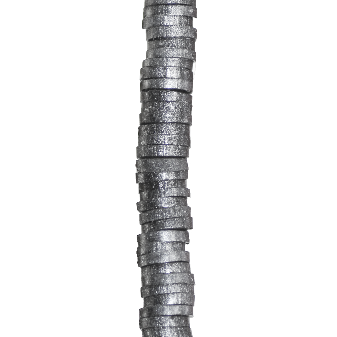 Heishi Beads, Shiny, Flat Disk Polymer Clay Beads, 6mm, Available in Multiple Colours