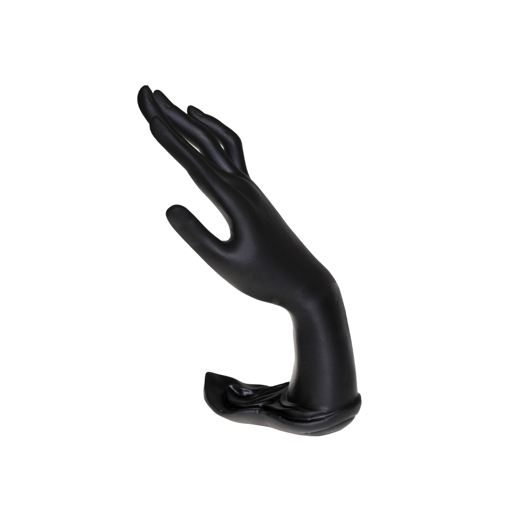 Tools, Hand, Jewelry Stand, Black, Resin, 25cm x 10cm, 1pc