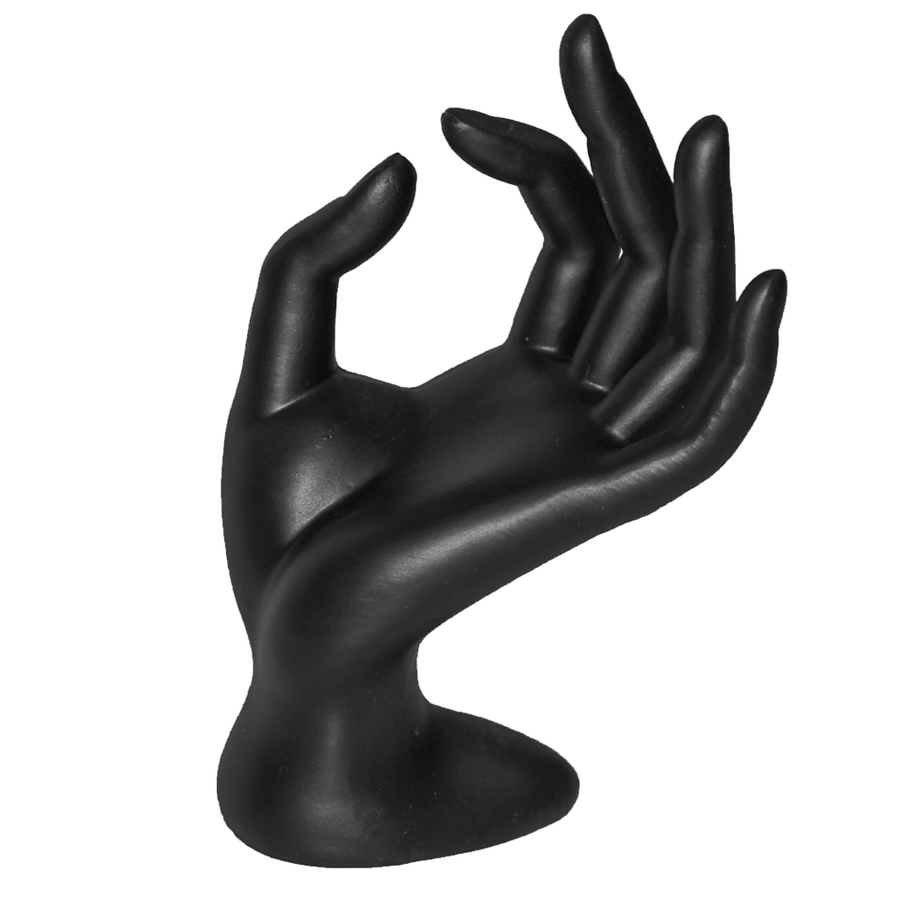 Black hand ring discount holder