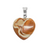 Gemstone Pendant, Heart Shape, 20mm x 20mm, Available in Multiple Gemstones- 1 pc