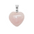 Gemstone Pendant, Heart Shape, 25mm x 25mm, Available in Multiple Gemstones- 1 pc