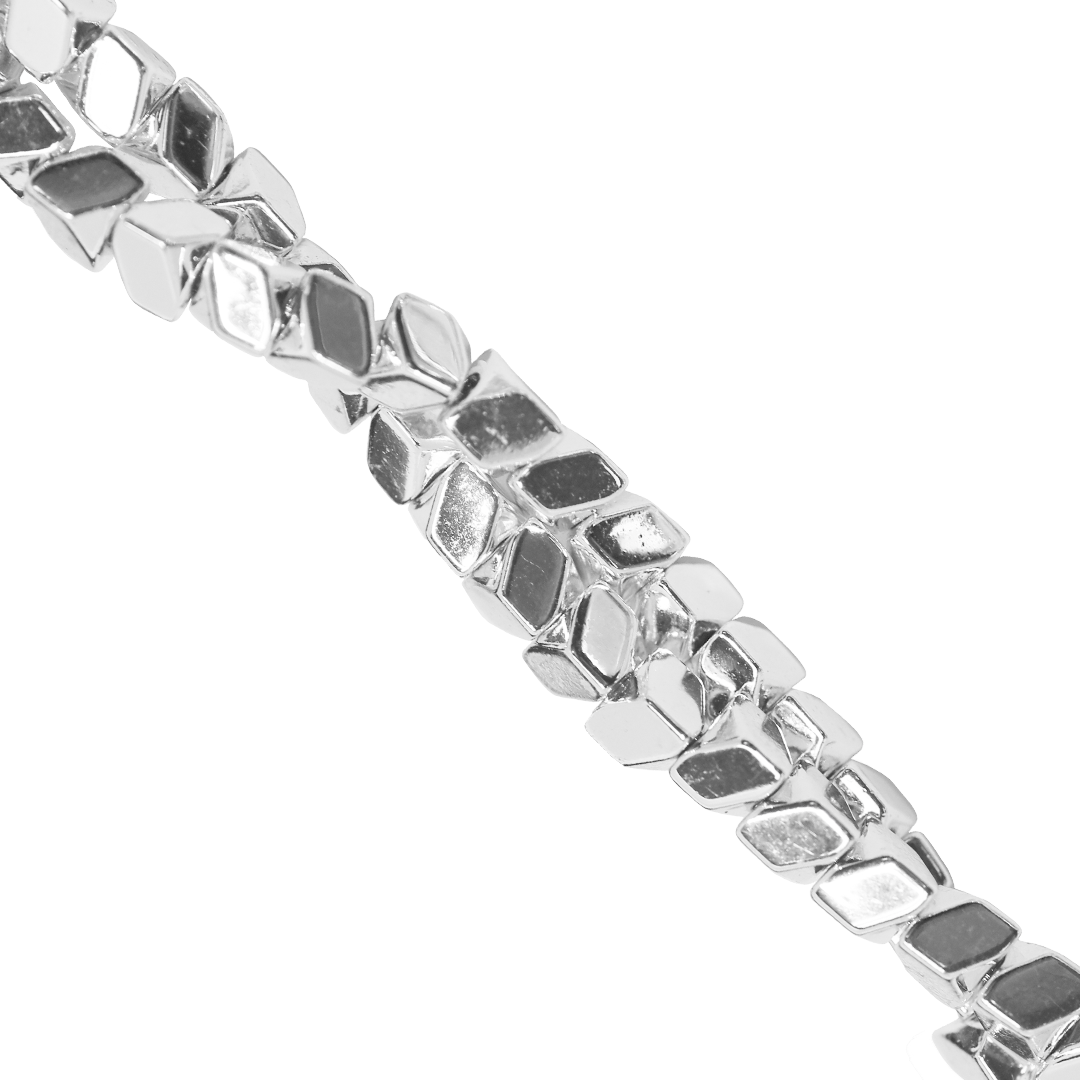 Hematite, Irregular, Plated, Semi-Precious Stone, 3mm x 3mm, Approx 120 pcs per strand, Available in 2 colours