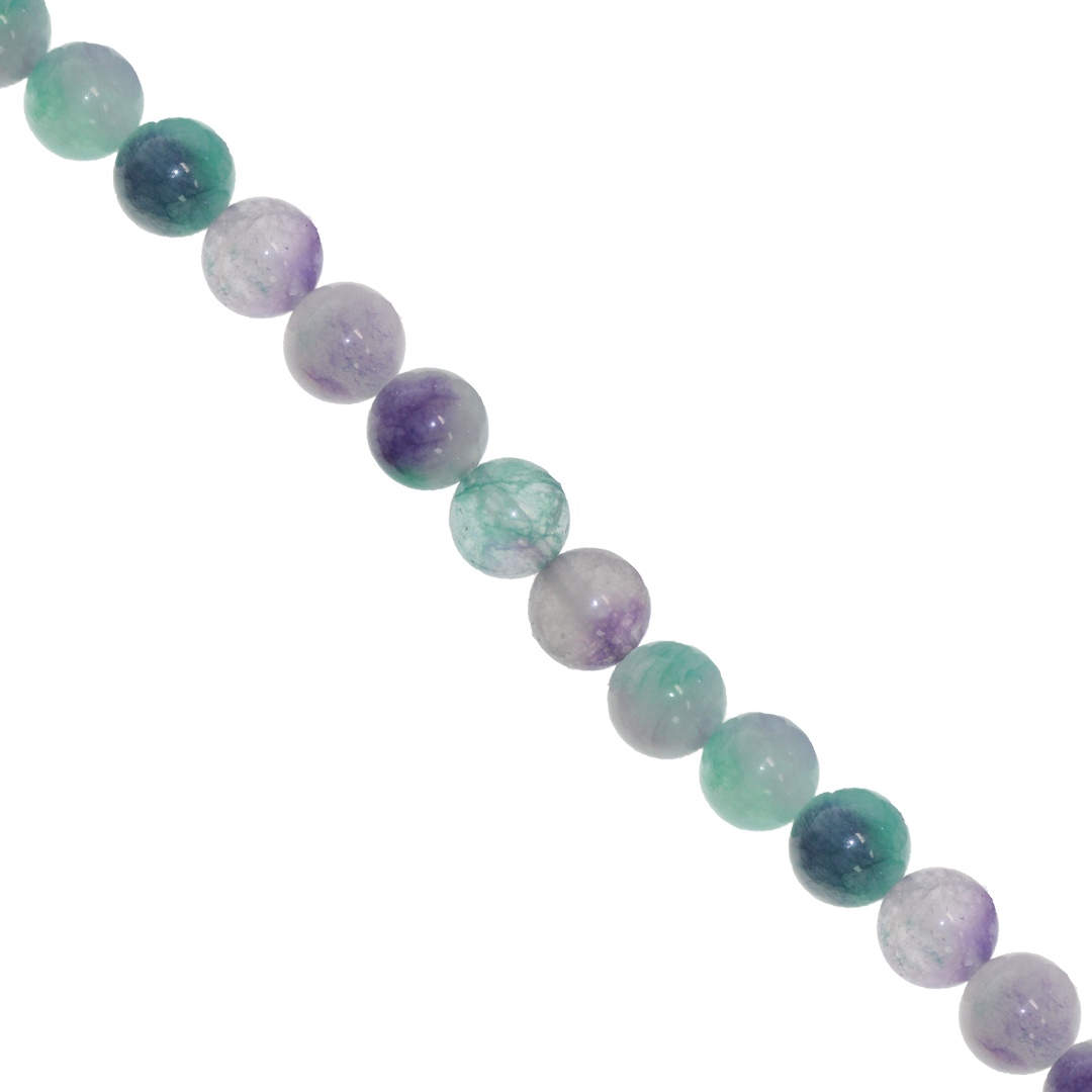 Jade, Dyed, Semi-Precious Stone, 8mm, Available in Multiple Colours