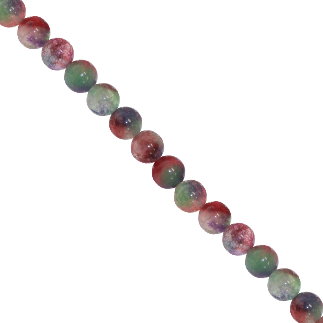 Jade, Dyed, Semi-Precious Stone, 8mm, Available in Multiple Colours