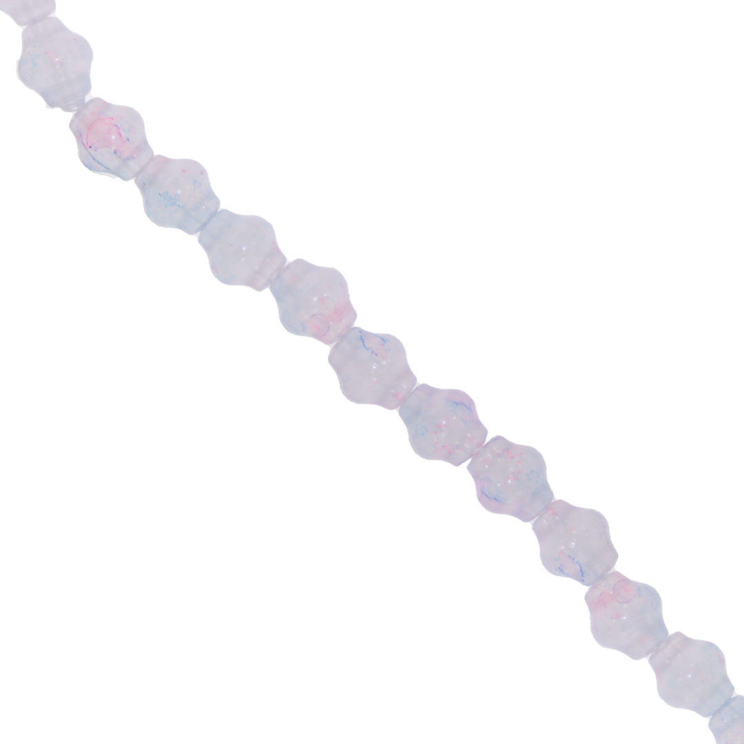 Glass Beads, Lantern, Splatter Paint, 9mm x 8mm, Approx 70 pcs per strand, Available in Multiple Colours