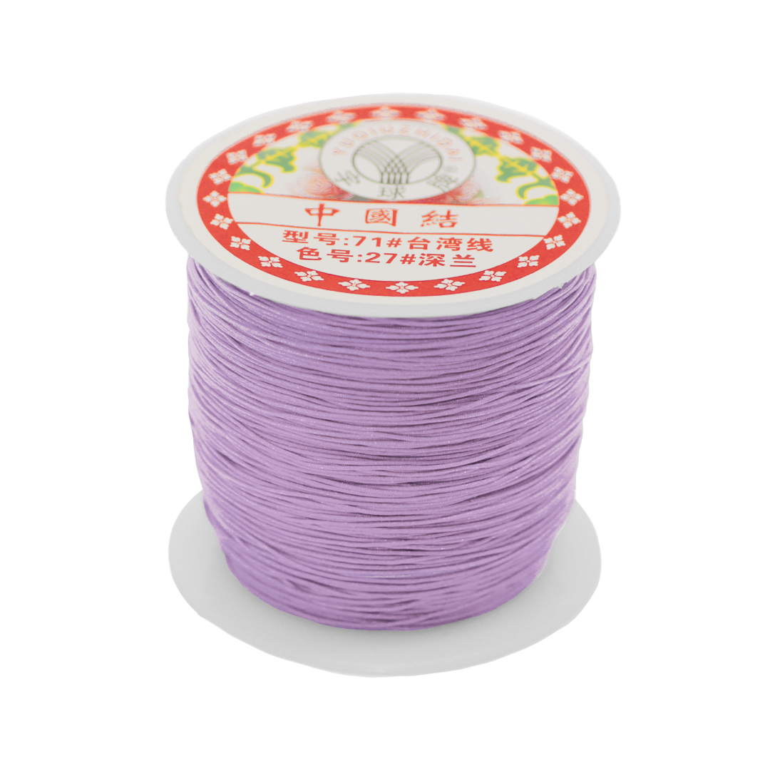 Asian Beading Knotting Cord, Nylon, 0.8mm, Available in Multiple Colours