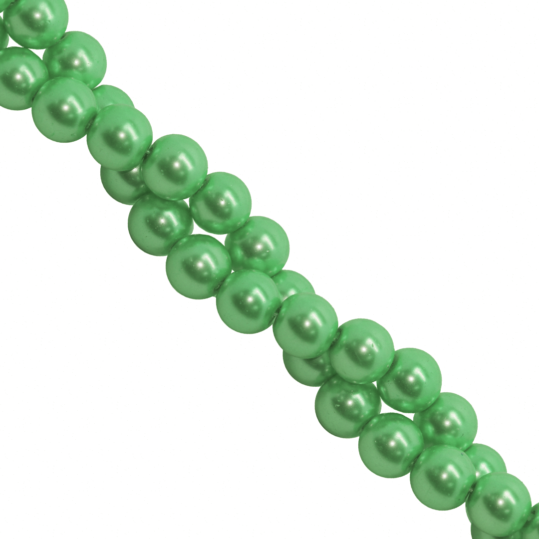 Glass Pearls, 4mm, Approx 200 pcs per strand, Available in Multiple Colours