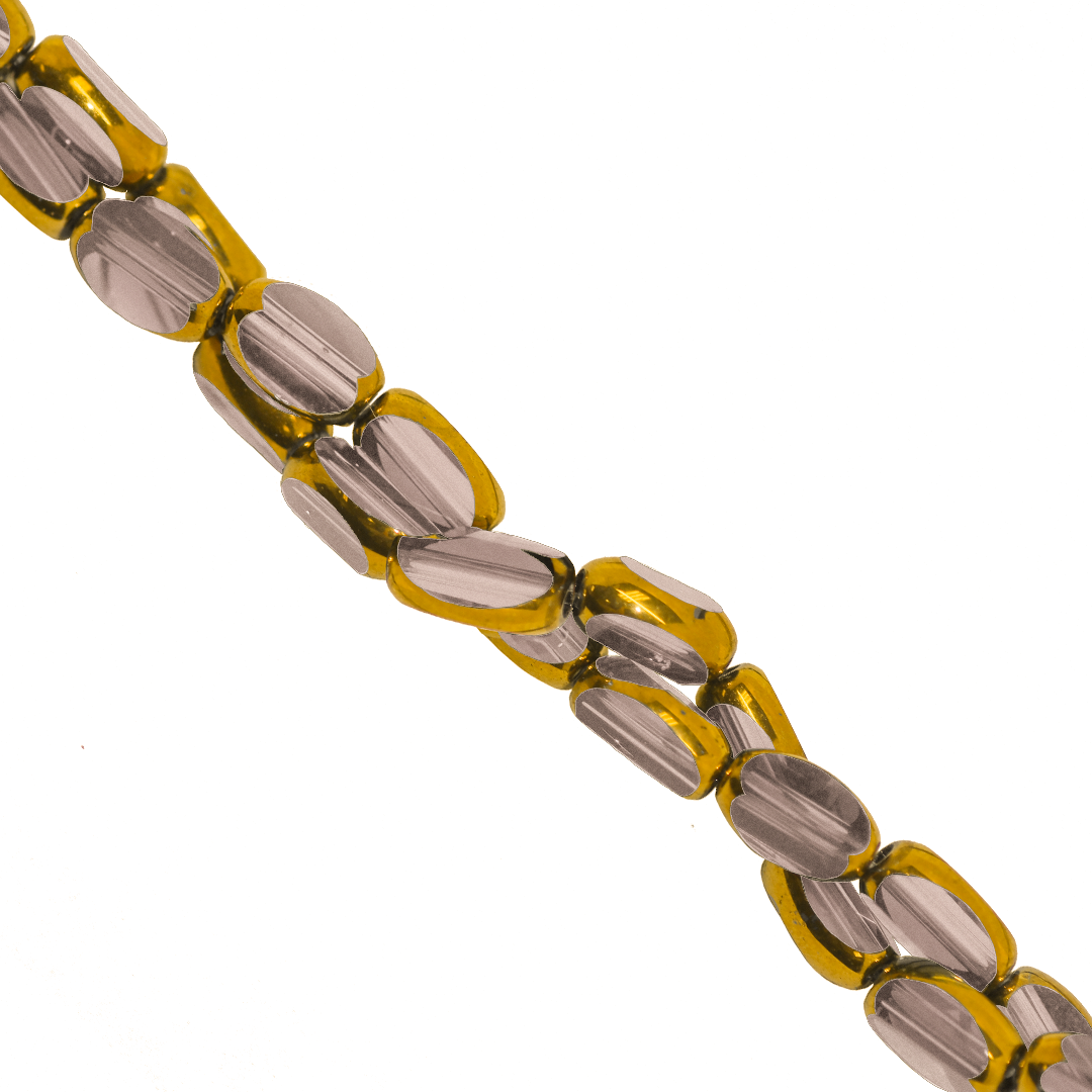 Glass Rice Beads, Transparent, 7mm x 3.5mm, Approx 45 pcs per strand, Available in Multiple Colours