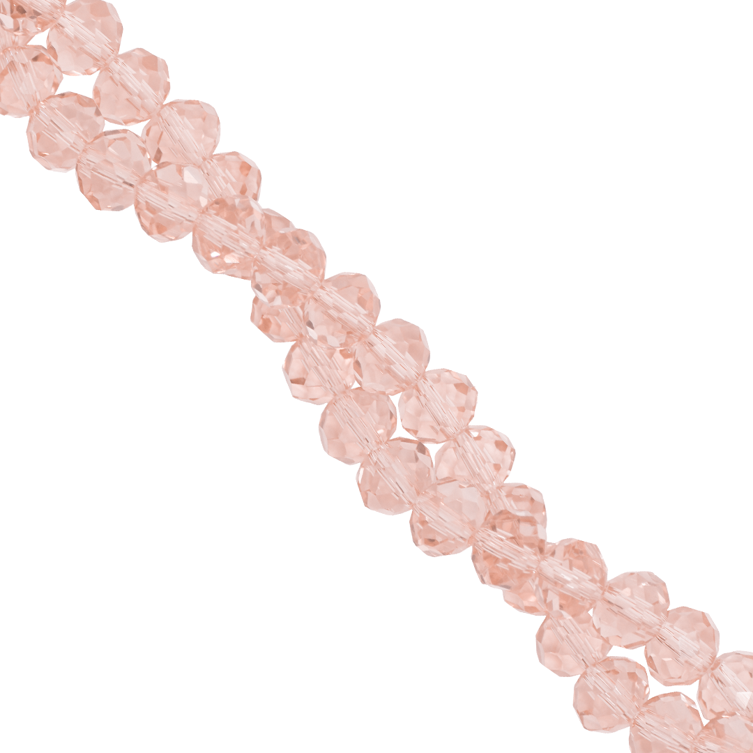 Glass Crystal Beads, Rondelle, Faceted, 3mm, Approx 110 pcs per strand, Available in Multiple Colours