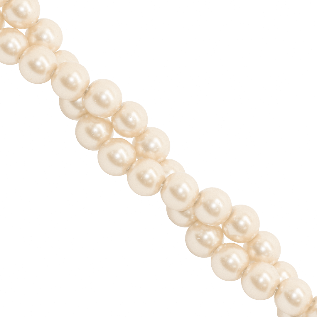 Glass Pearls, 8mm, Approx 100 pcs per strand, Available in Multiple Colours