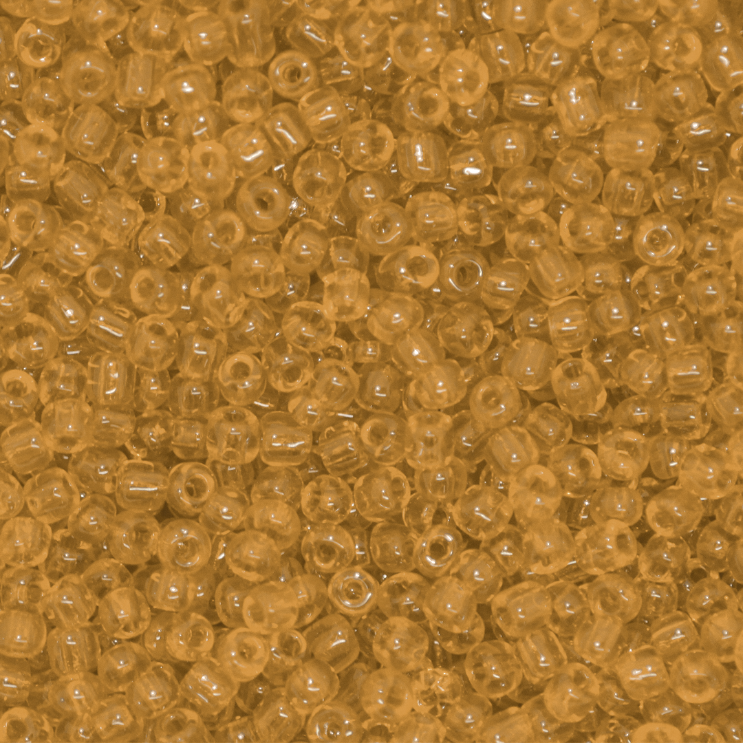 Seed Bead Bulk Bags - 6/0 - Transparent - Approx 448g/6,000pcs - Available in Multiple Colours