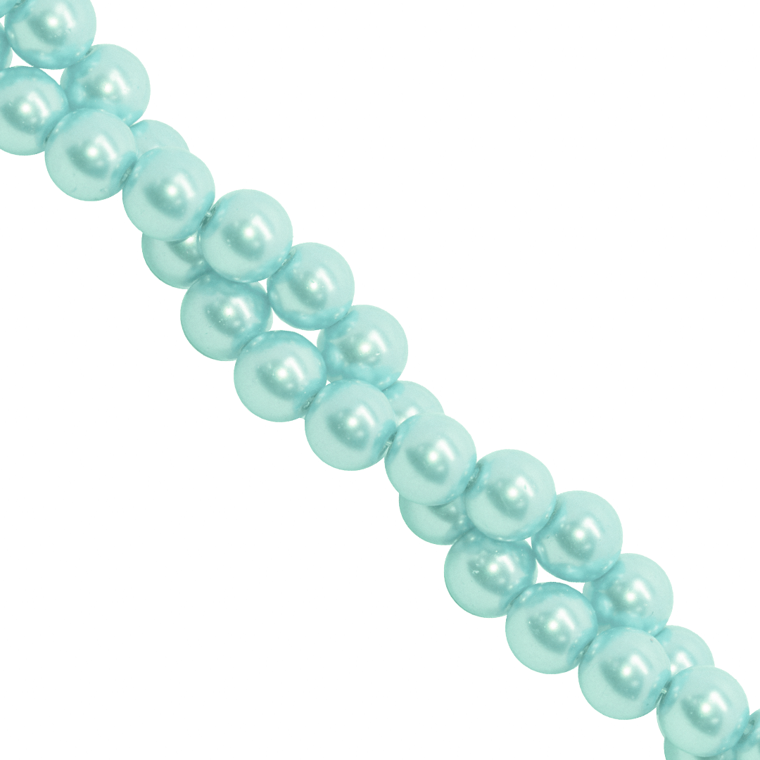 Glass Pearls, 4mm, Approx 200 pcs per strand, Available in Multiple Colours