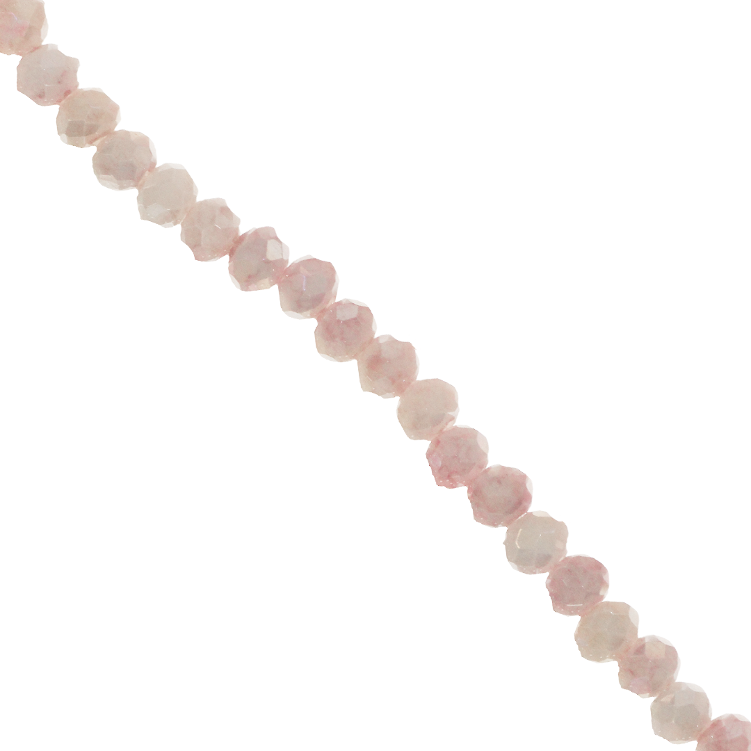 Crystal Glass Beads, Faceted, Rondelle, 4mm, Approx 110 pcs per strand, Available in Multiple Colours