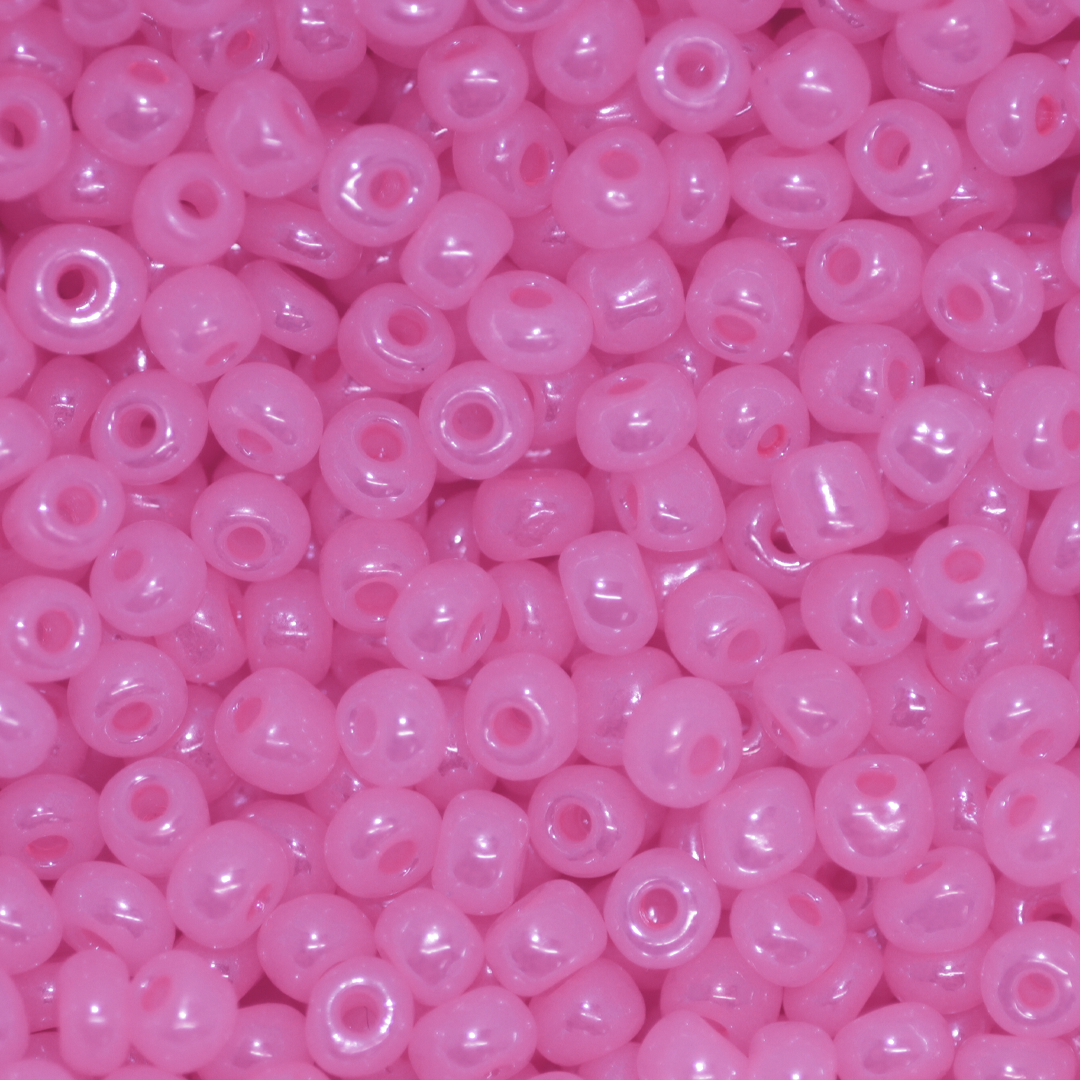 Seed Bead Bulk Bags - 11/0 - Medium Orchid Luster - Approx 448g/40,000pcs
