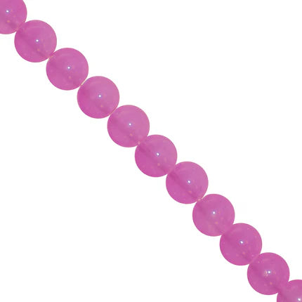Glass Beads, 8mm, Approx 95 pcs per strand, Available in Multiple Colours