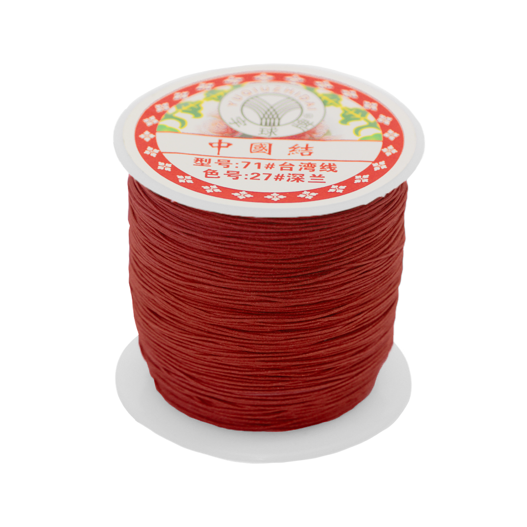 Asian Beading Knotting Cord, Nylon, 0.8mm, Available in Multiple Colours
