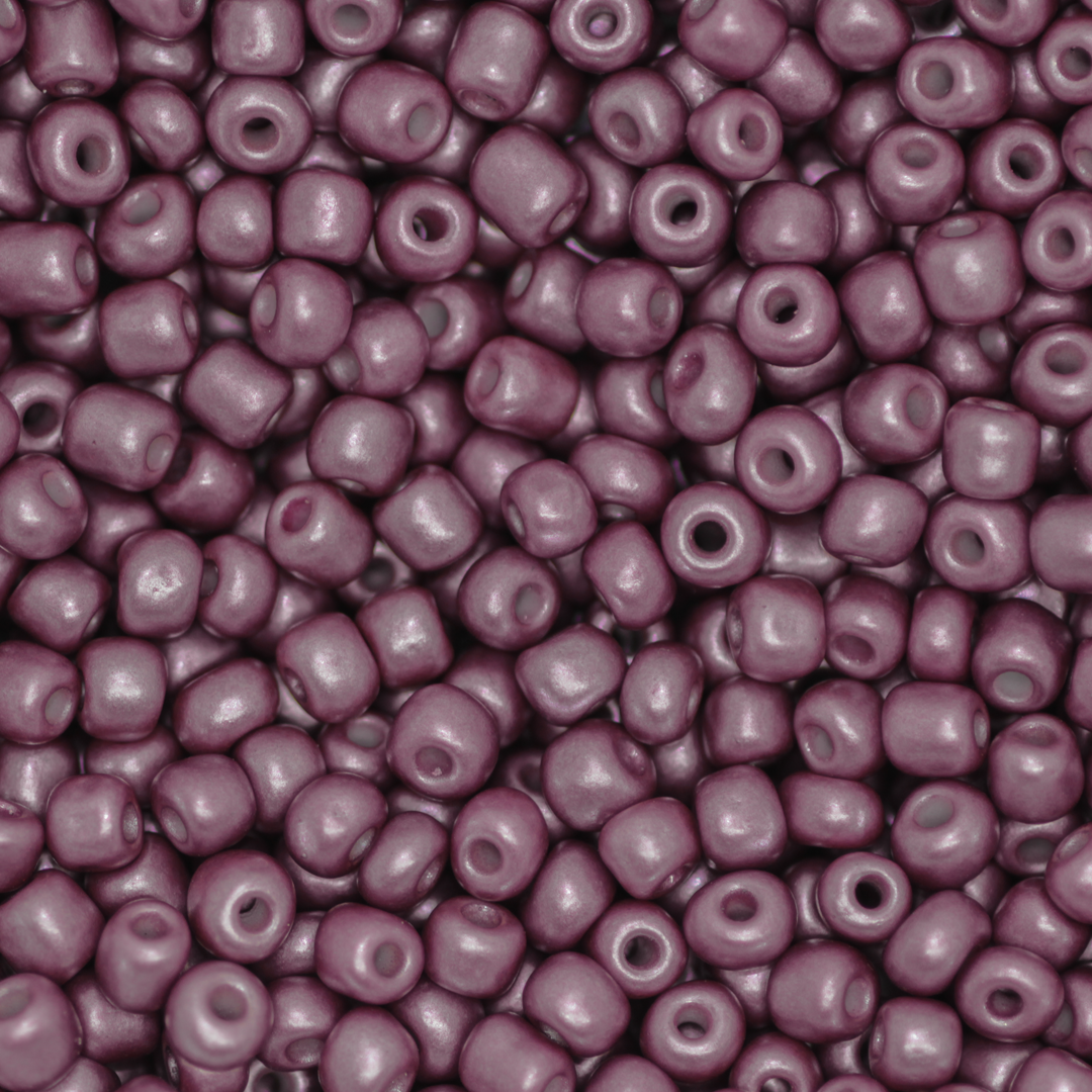 Seed Bead Bulk Bags - 8/0 - Dusty Plum Opaque - 449g/13,000pcs