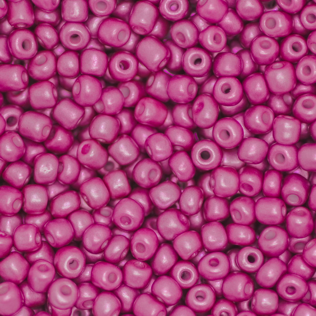 Seed Bead Bulk Bags - 11/0 - Dark Magenta Opaque - 452g/41,000pcs