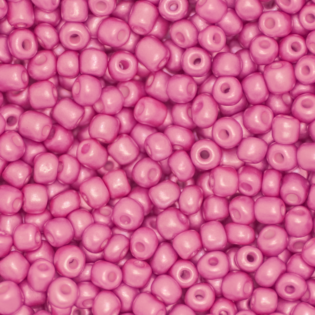 Seed Bead Bulk Bags - 8/0 - Light Magenta Opaque - 449g/13,000pcs