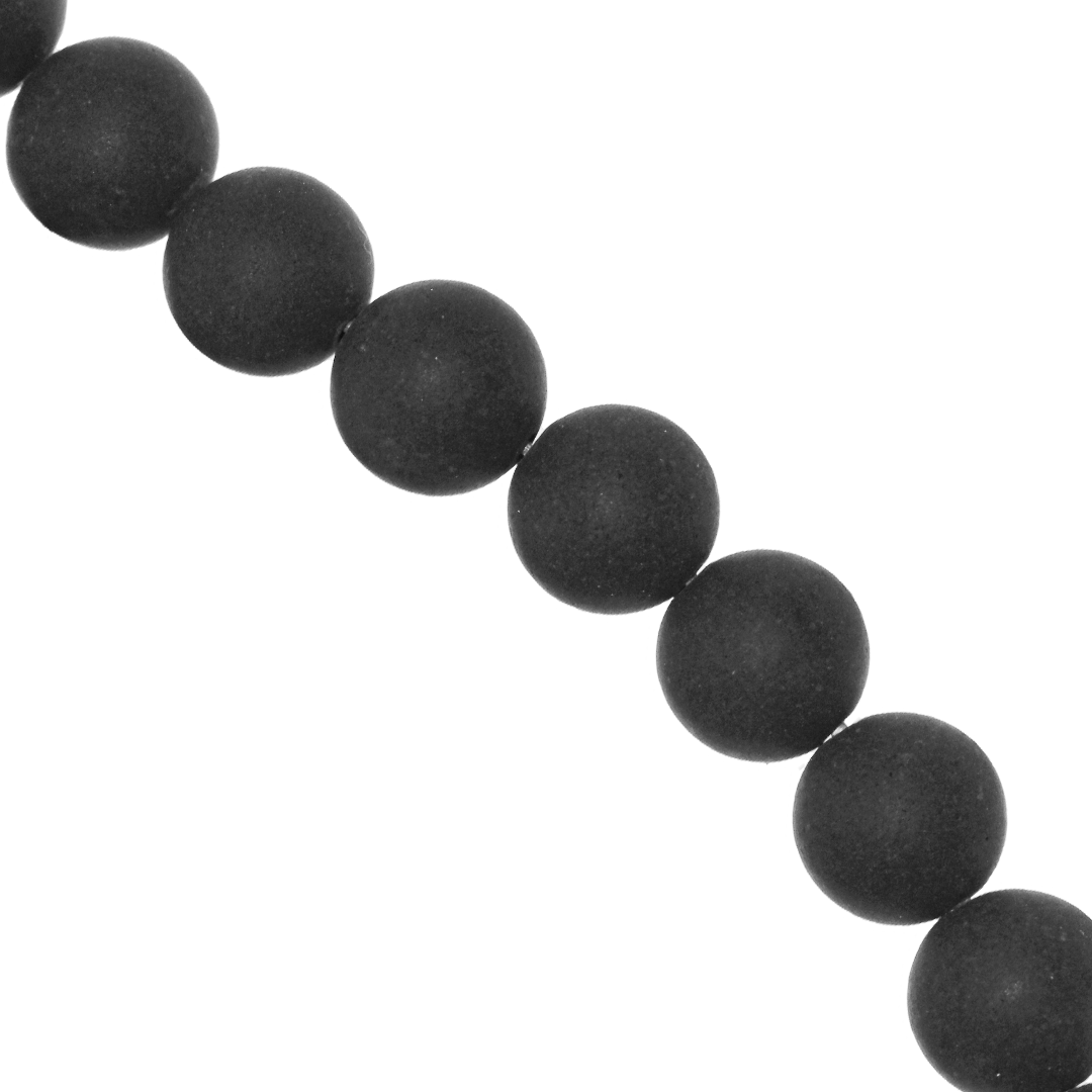 Matte Onyx, Semi-Precious Stone, Available in Multiple Sizes