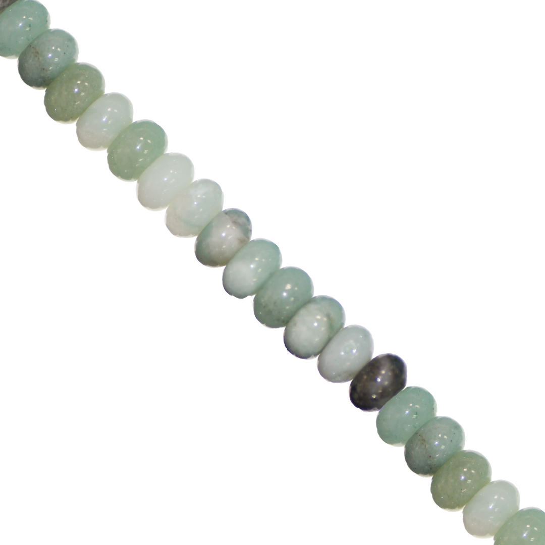 Rondelle Semi-Precious Stone, 8mm x 5mm, 70 pcs per strand - Available in 20 Stones