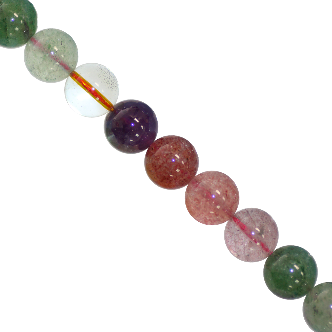 Mix Strawberry Quartz (A), Semi-Precious Stone, Available in Multiple Sizes