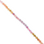 Mixed Gemstones Beads, Faceted, Round, Semi-Precious Stones, 3-3.5mm, Approx 120 pcs per strand
