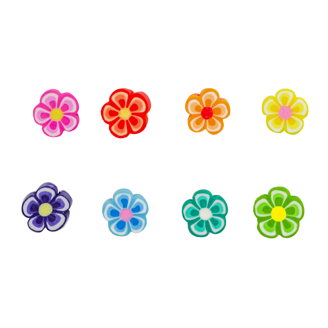 Polymer Clay Beads, Approx 8-10mm, Available in Multiple Styles