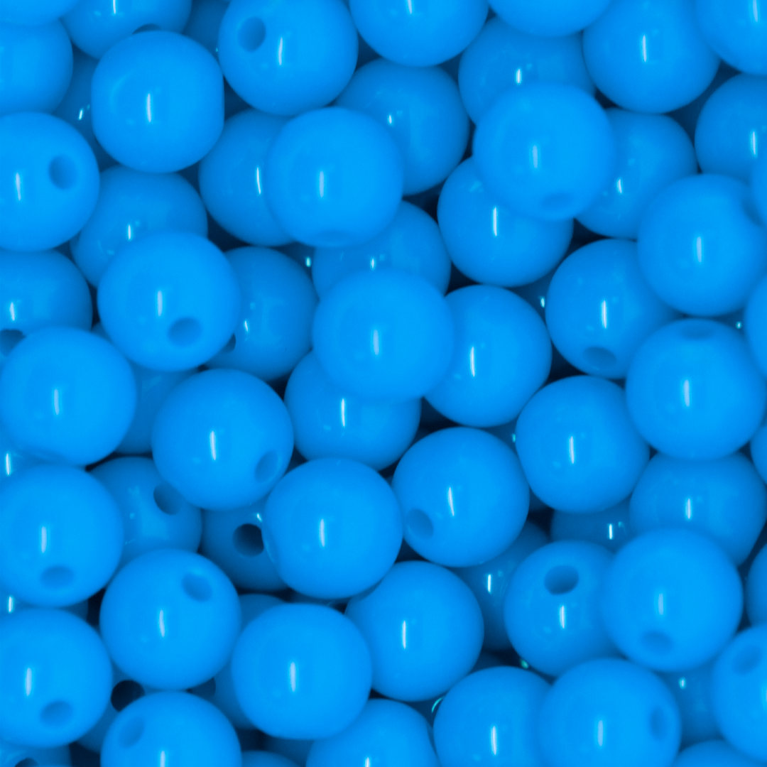 Plastic Beads Bulk Bag, Round Opaque , 10mm, Sold Per pkg of Approx 350, Available in Multiple Colours