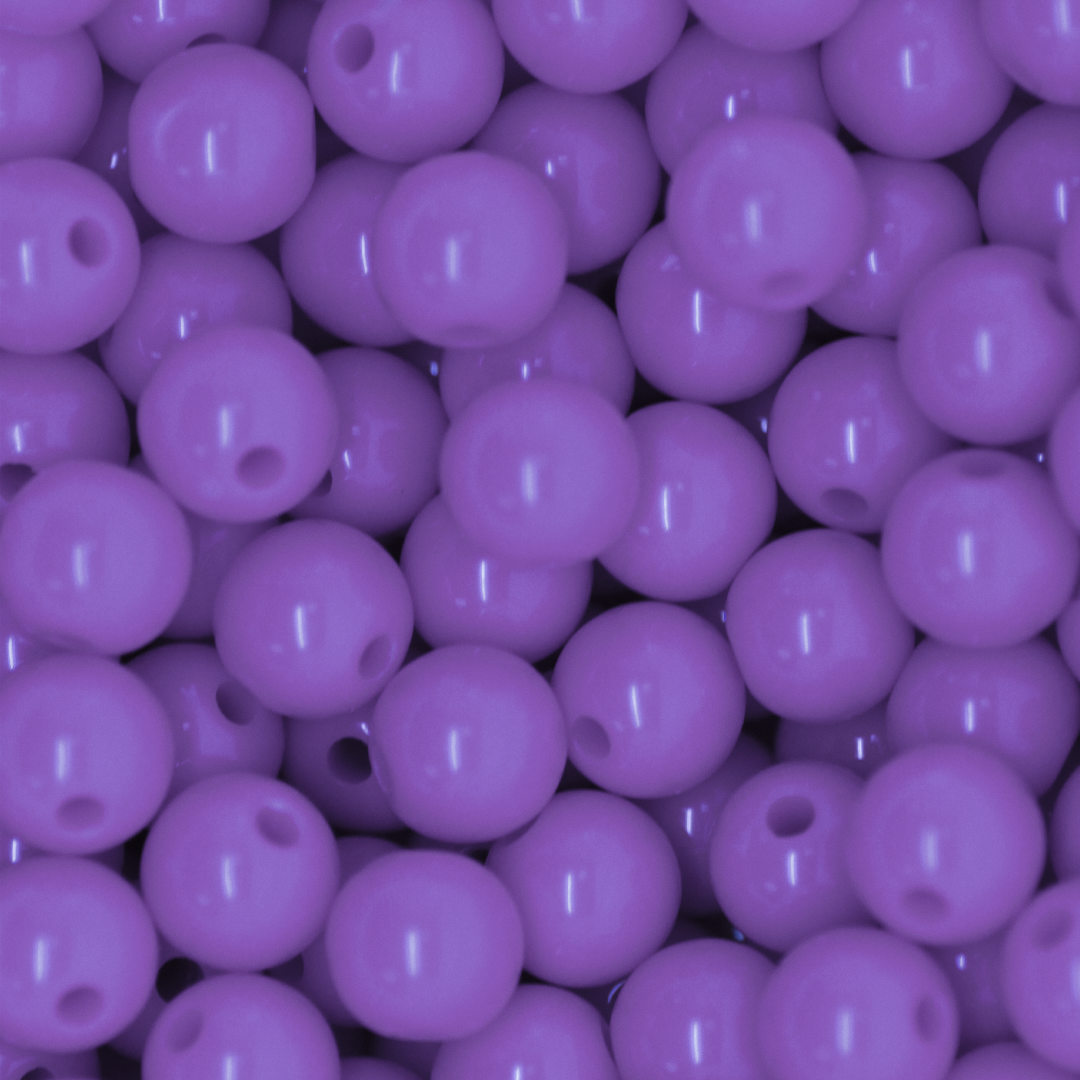 Plastic Beads Bulk Bag, Round Opaque , 10mm, Sold Per pkg of Approx 350, Available in Multiple Colours