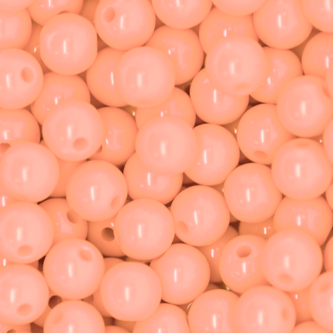 Plastic Beads Bulk Bag, Round Opaque , 10mm, Sold Per pkg of Approx 350, Available in Multiple Colours