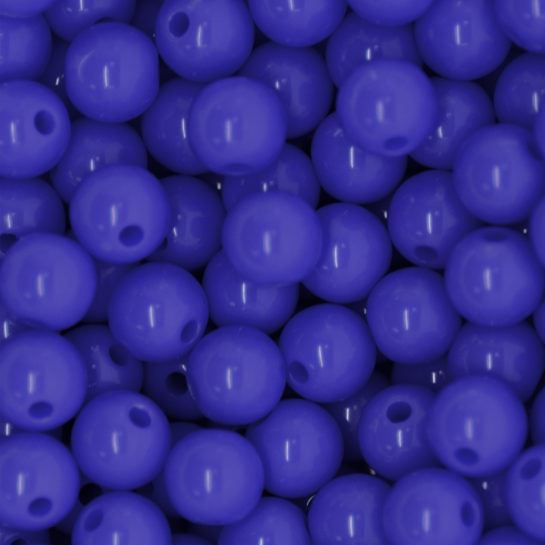 Plastic Beads Bulk Bag, Round Opaque , 10mm, Sold Per pkg of Approx 350, Available in Multiple Colours