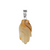 Gemstone Pendant, Hand, 43mm x 23mm, Available in Multiple Gemstones - 1 pc