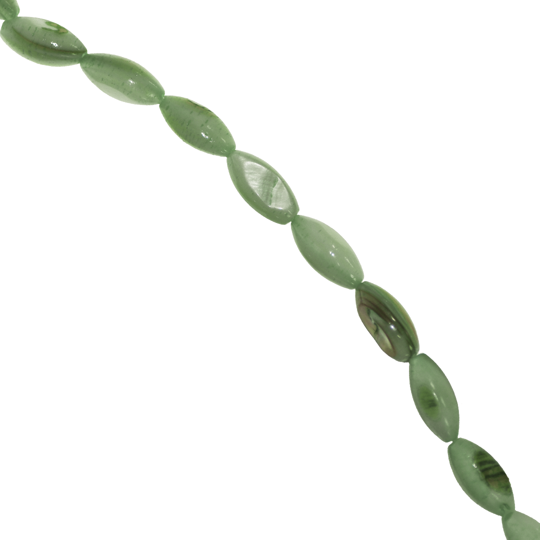 Shell Beads, Dyed, Oval, 3mm x 5mm, Approx 75 pcs per strand, Available in Multiple Colours