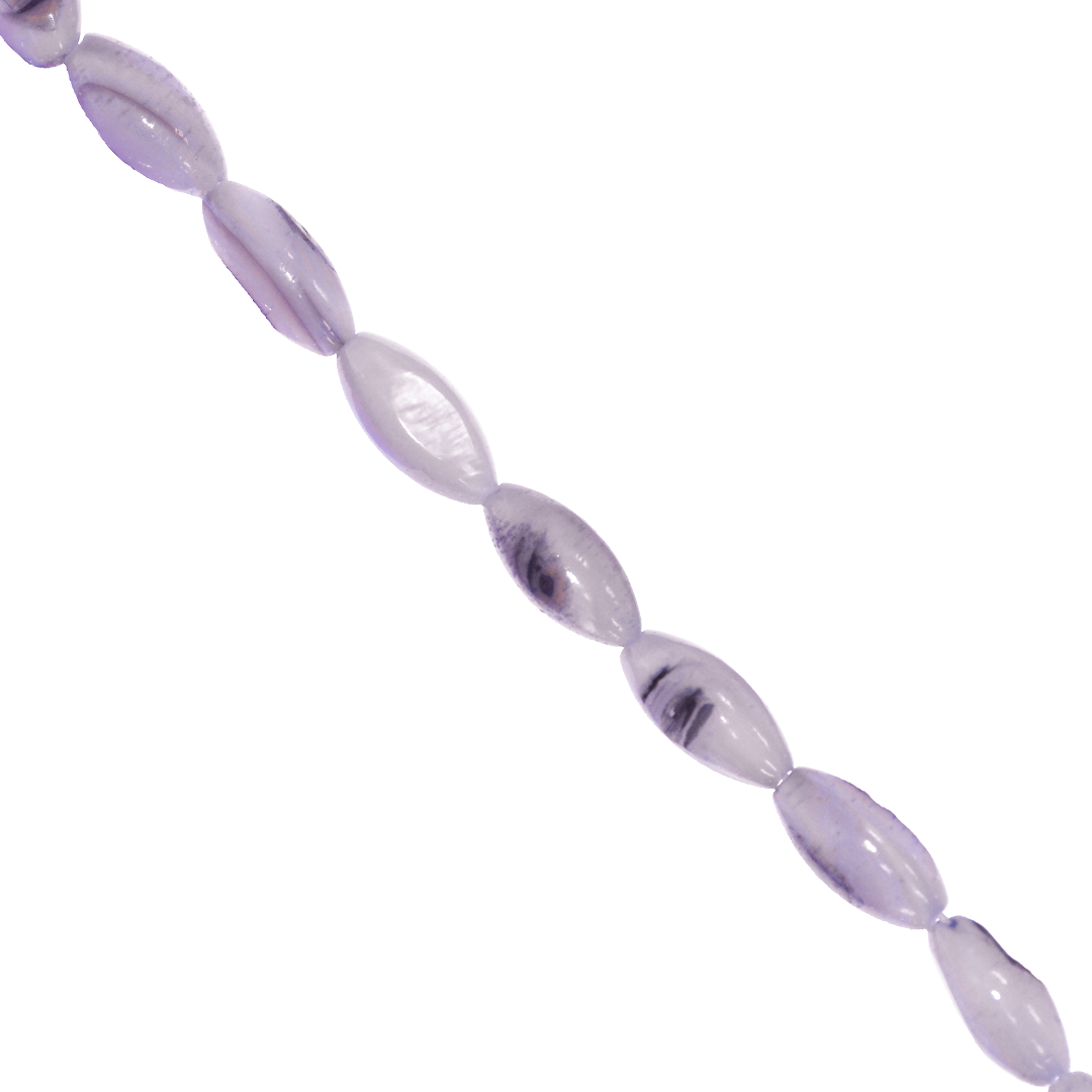 Shell Beads, Dyed, Oval, 5mm x 11mm, Approx 30 pcs per strand, Available in Multiple Colours