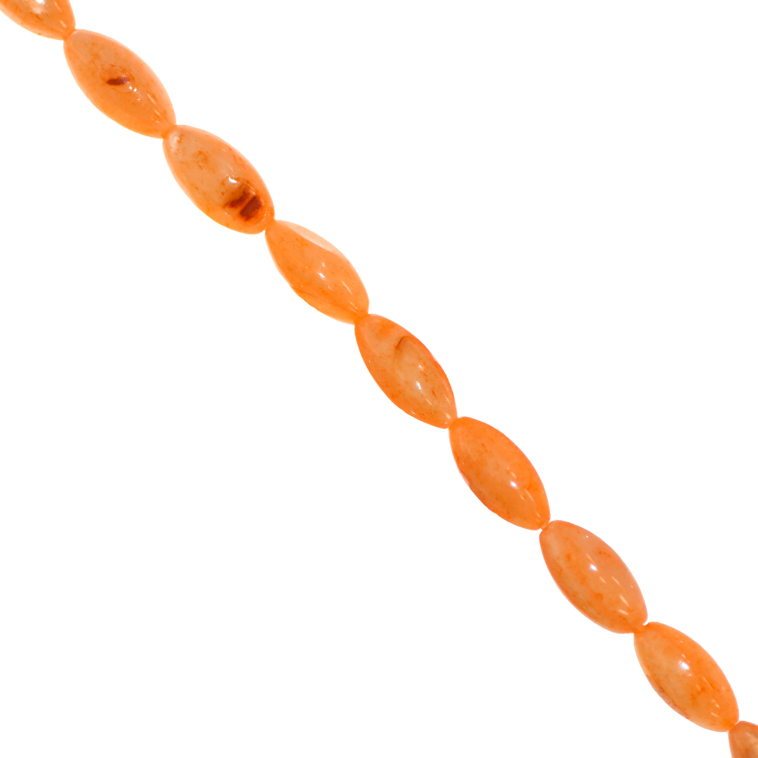 Shell Beads, Dyed, Oval, 5mm x 11mm, Approx 30 pcs per strand, Available in Multiple Colours