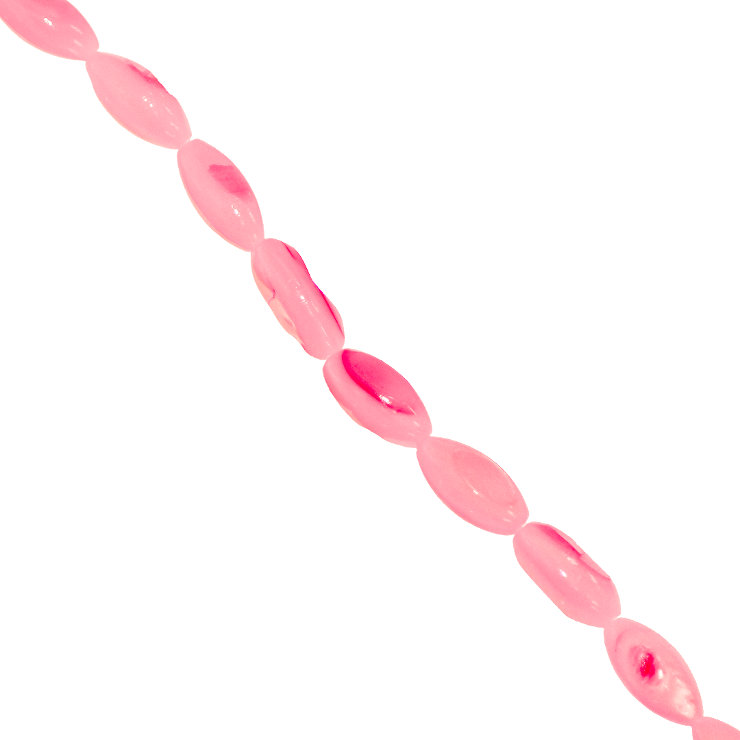 Shell Beads, Dyed, Oval, 3mm x 5mm, Approx 75 pcs per strand, Available in Multiple Colours