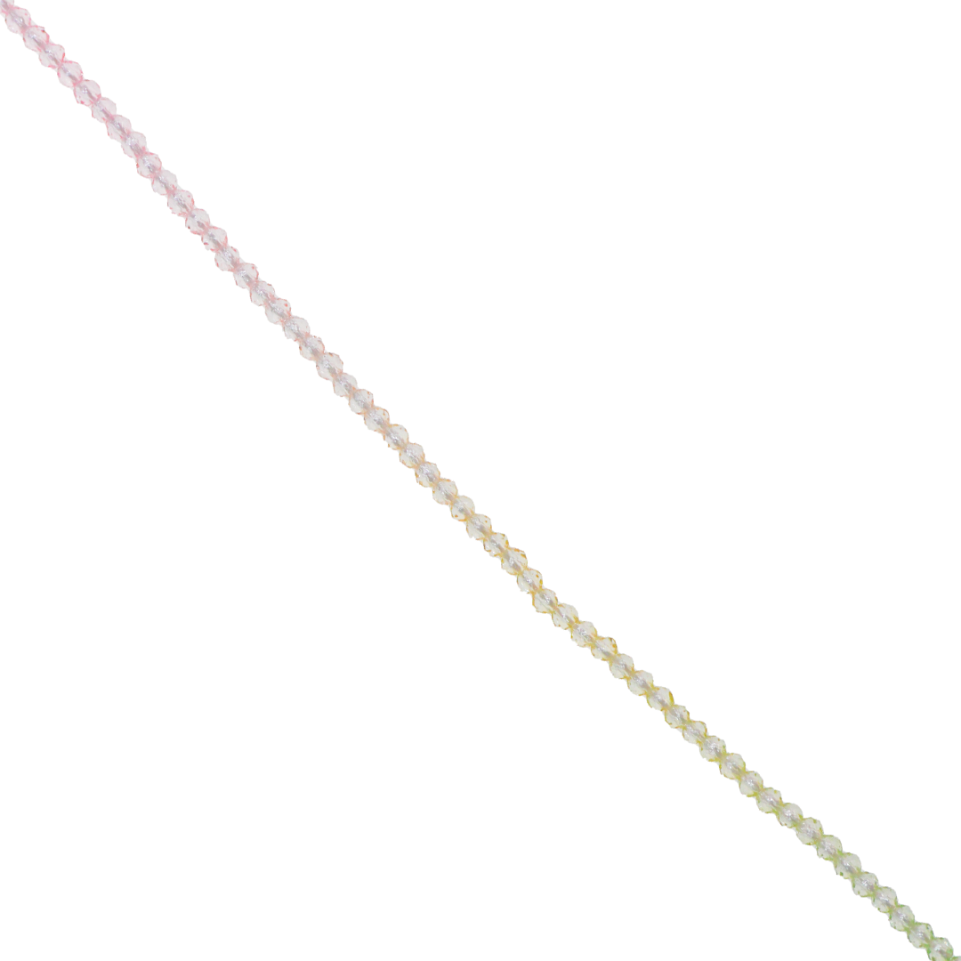 Glass Crystal Beads, Faceted, Round, 2mm, Approx 170 pcs per strand, Available in Multiple Colours