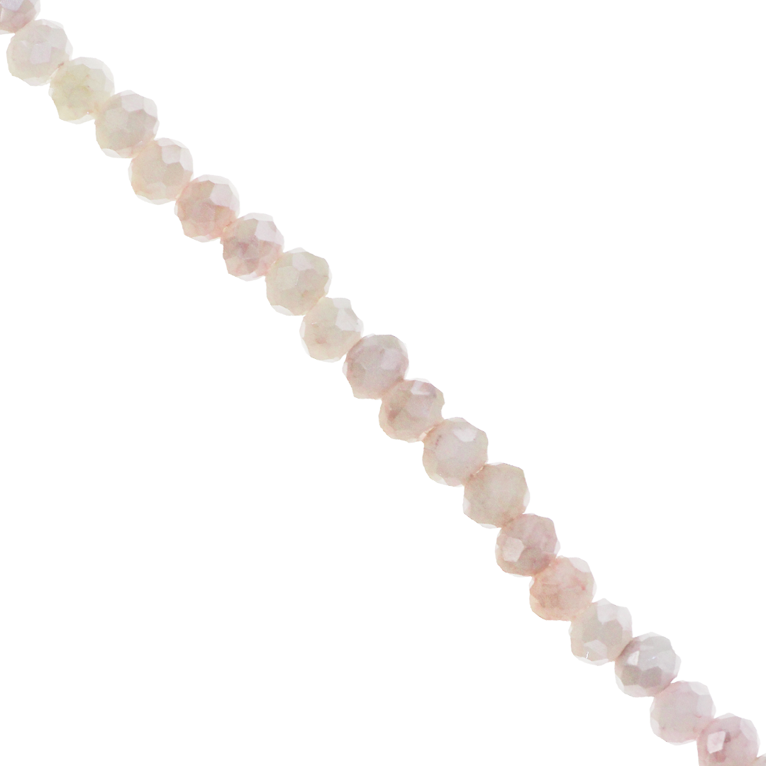 Crystal Glass Beads, Faceted, Rondelle, 4mm, Approx 110 pcs per strand, Available in Multiple Colours