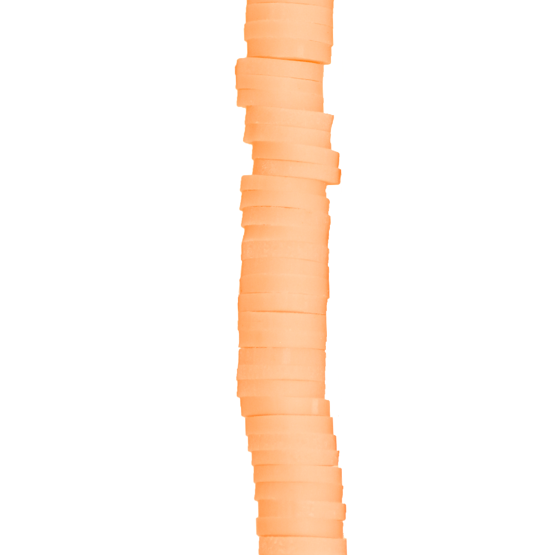 Heishi Beads, Flat Disk Polymer Clay Beads, 6mm, Available in Multiple Colours